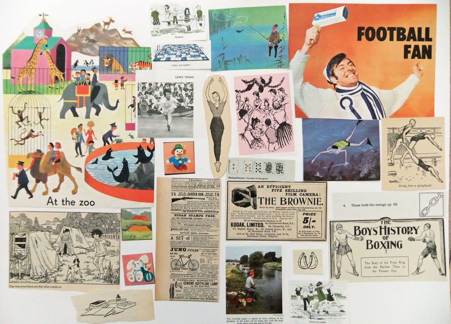 Paper Ephemera Pack - Fun and Games - Crafting Supplies