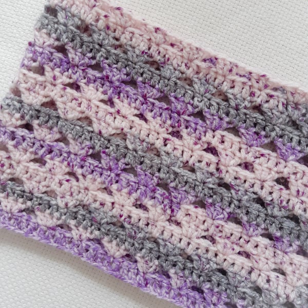 CROCHET PATTERN PDF Snowy Mountain Drifter Cowl