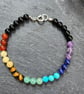 7 Chakra bracelet with sterling silver - Image 1