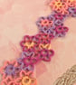 Floral Lace Bookmark in Shuttle Tatting - Prototype - Image 3