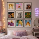 TAYLOR SWIFT - Lego-inspired album prints - Choose your era - Framed or Mounted