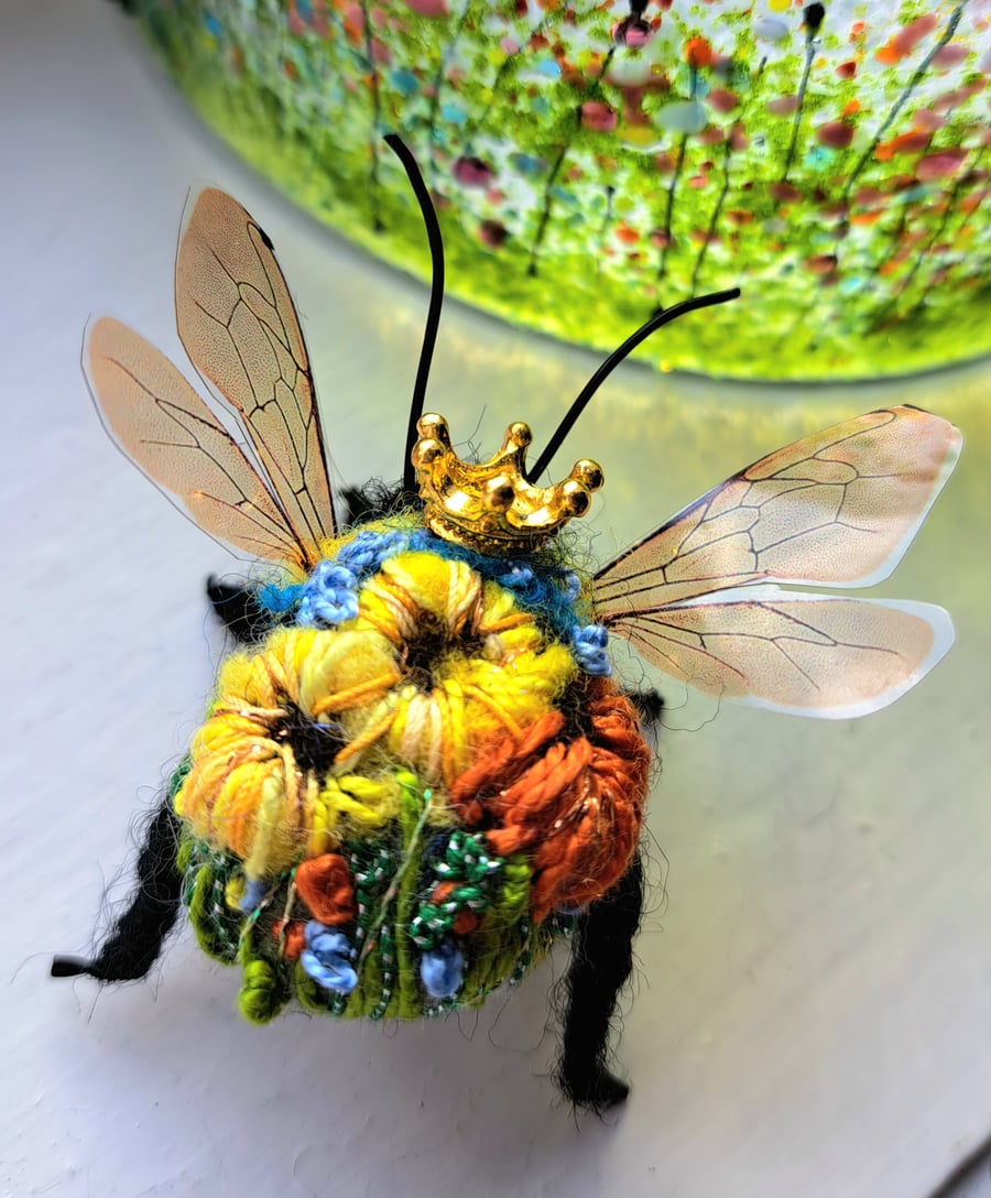 Embroidered Queen Bee 