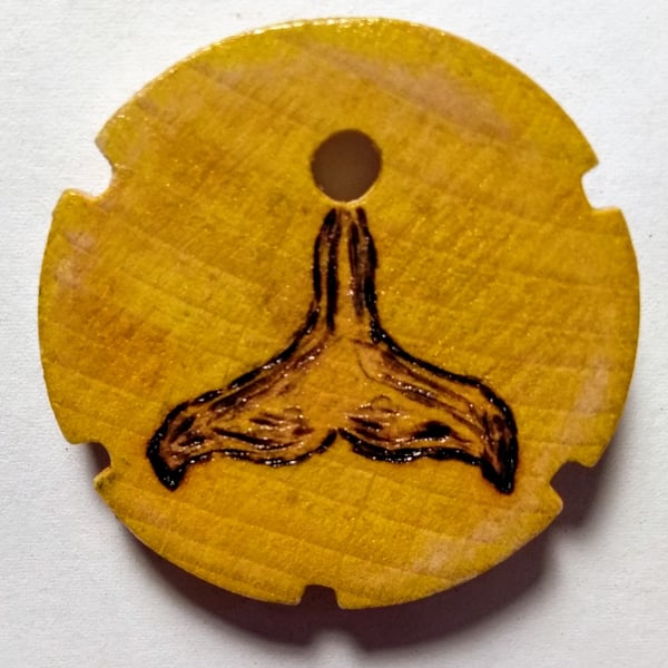 whale tail pendant