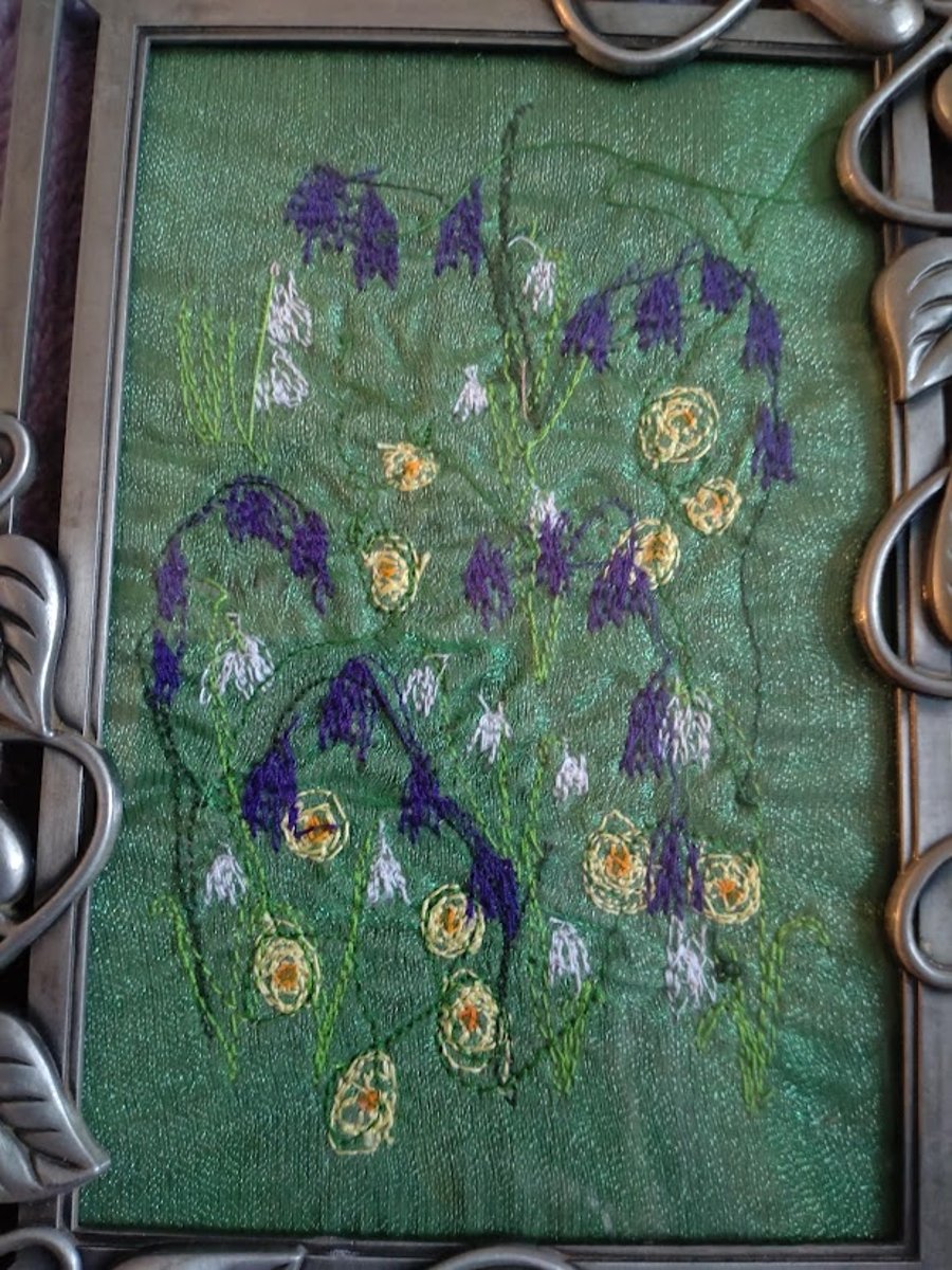 Spring flowers - Textile Art