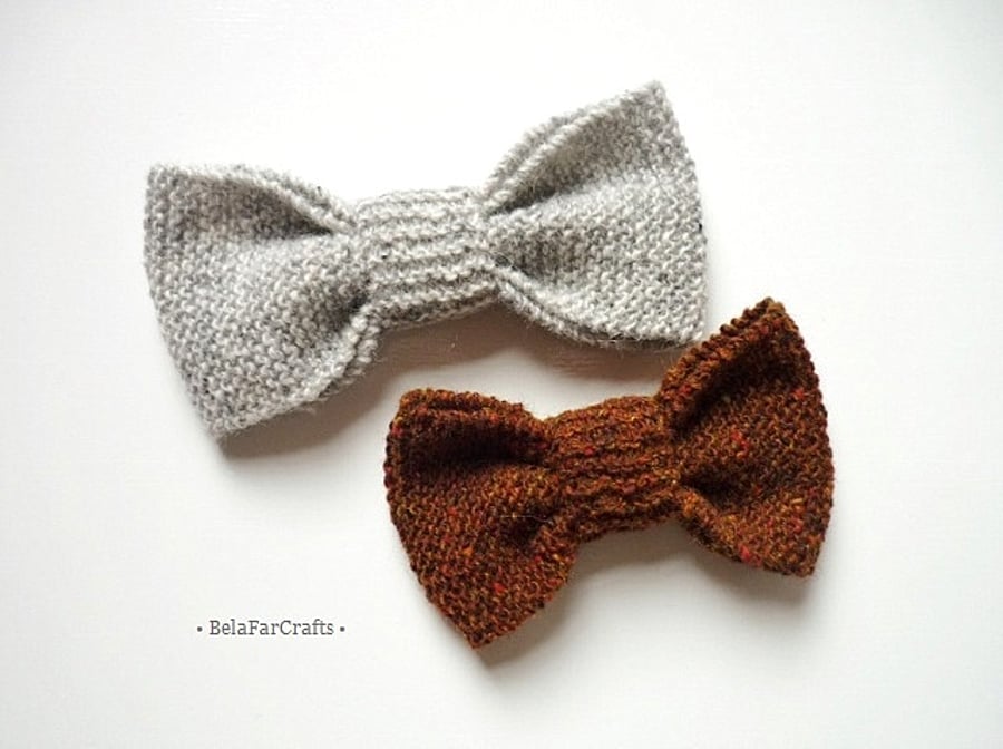 British tweed bows - Father & son gift set - Suit accessories
