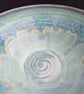 Large turquoise green toasted bowl - Image 3