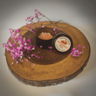 Pumpkin Pie Flower Candle