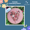 Heart Printable Embroidery Pattern