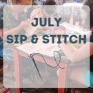 Sip & Stitch JULY – Creative Workshop at Granello Lounge