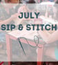 Sip & Stitch JULY – Creative Workshop at Granello Lounge