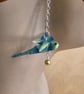 Dragonfly earrings, origami jewellery, lightweight and easy to wear, summer chic