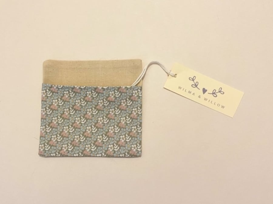 Washable face mask bag- pouch- storage