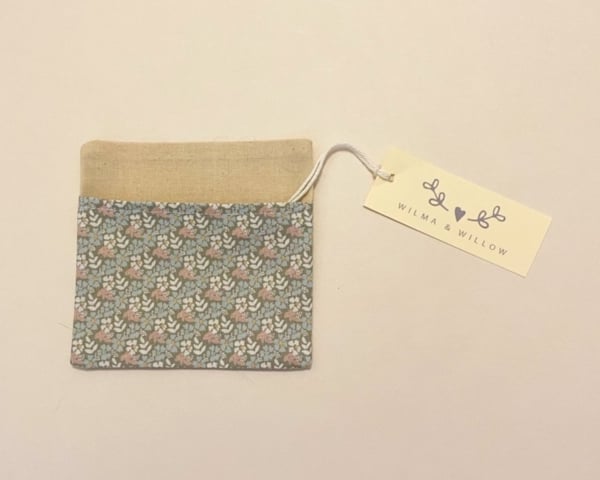 Washable face mask bag- pouch- storage