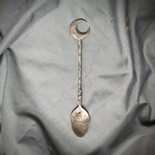 Recycled Pewter Moon Teaspoon