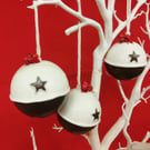 3 Christmas pudding baubles