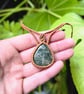 Moss Agate Macrame Gemstone Necklace  - Image 6