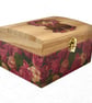 Lion Decorated Wooden Trinket Keepsake Box 17cm - Image 3