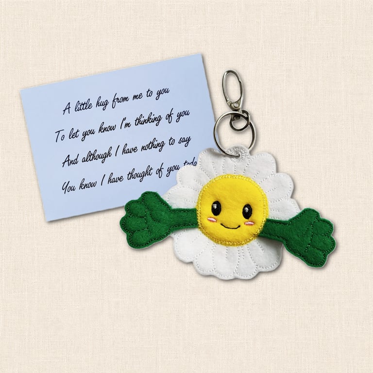 Daisy Pocket Hug - Little Floral Comfort Pocket Pal