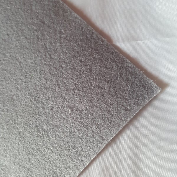 1 x Felt Sheet - Square - 12" (30cm) - Grey 