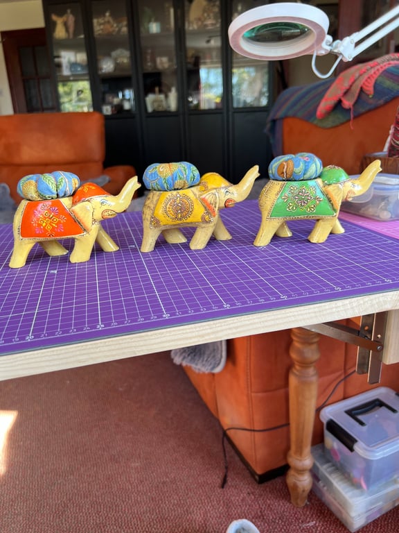 Vintage Elephant Pin Cushion