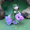 Dragon Rider Gnome 'Rena' OOAK Ann Galvin