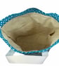 Extra Large drawstring knitting bag with sheep print, multi pockets project bag  - Image 8