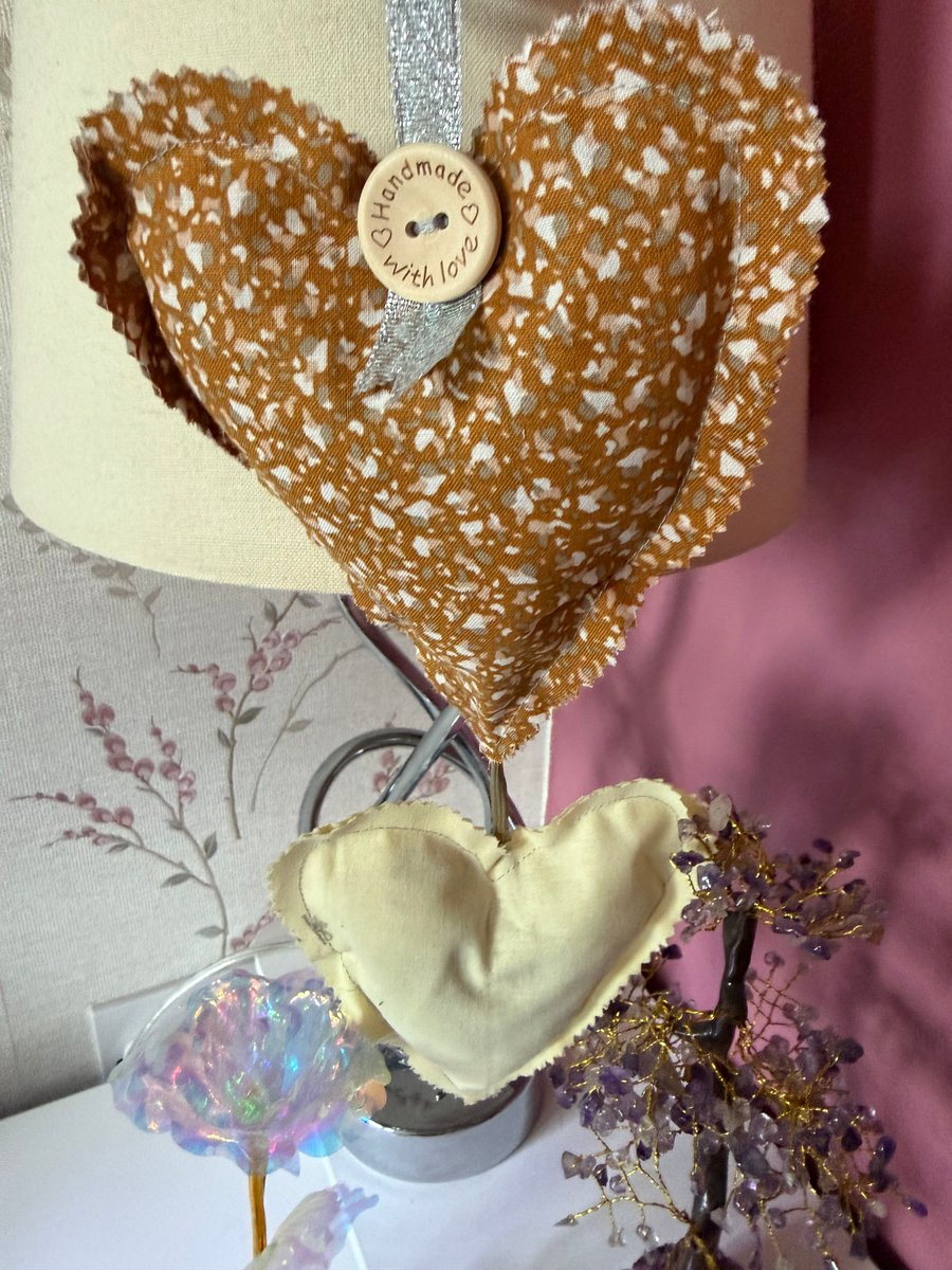 Handmade Lavender Hearts 