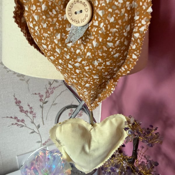 Handmade Lavender Hearts 