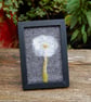 Dandelion seedhead - lace, needle felted and hand embroidered   - Image 3