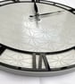 Wall Clock, Large Round Wall Clock, Geometric Design - Image 5