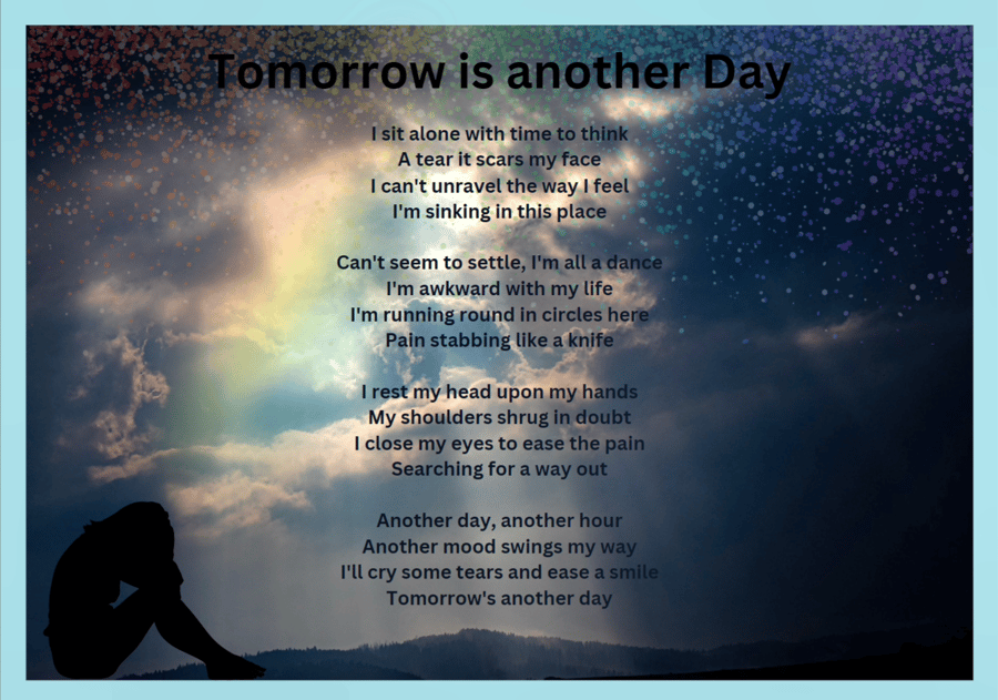 Tomorrow is another day an original poem, pri... Folksy