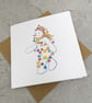 Christmas Card Snowman Lights - Image 3