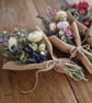 Mini dried flower bouquet