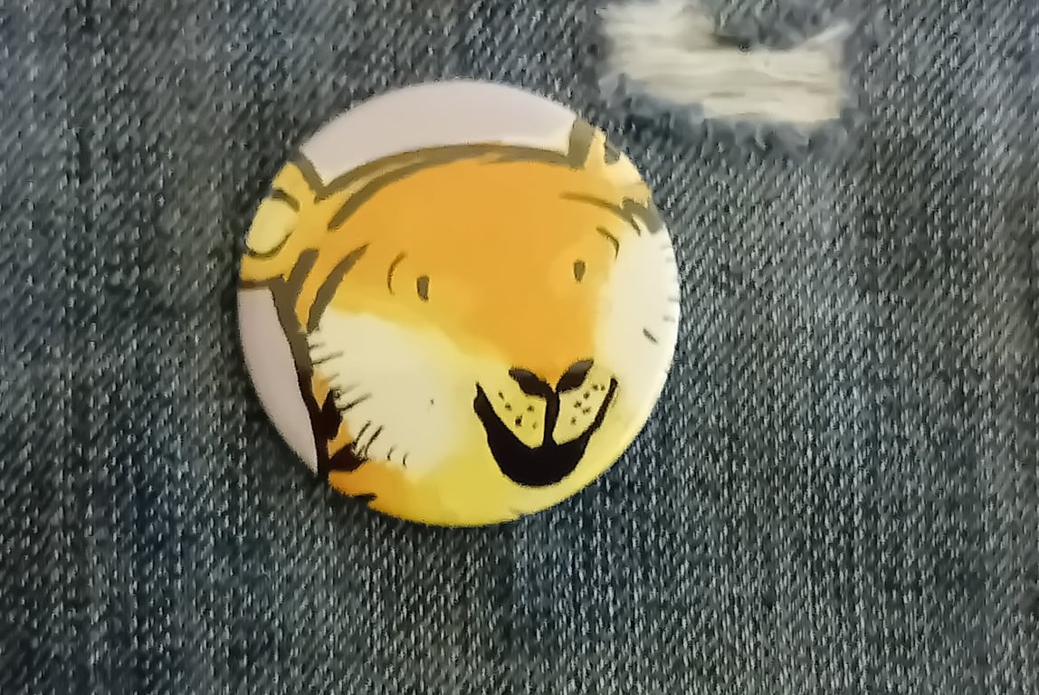 Picture Book  Badge - Tiger