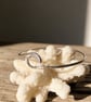 Coastal Wave Silver Bangle - Image 3
