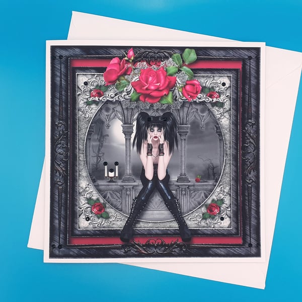 Handmade Gothic Card, Large