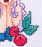 50's rockabilly theme woman cross stitch Instant digital Download PDF  - Image 2