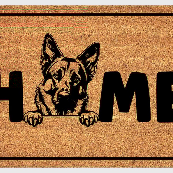 German Shepherd Home Door Mat No.3 - German Shepherd Welcome Mat - 3 Sizes