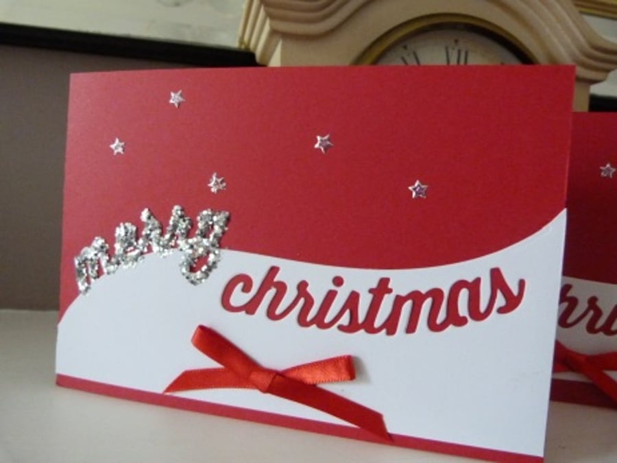 Pack of 4 Merry Christmas Cards