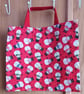 Small Christmas Snowmen Reusable Gift  Bag.  - Image 1