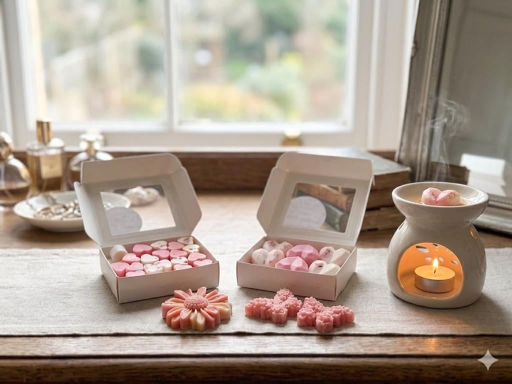 Baccarat Rouge Perfume Inspired Heart Wax Melts Vegan, UK Handmade