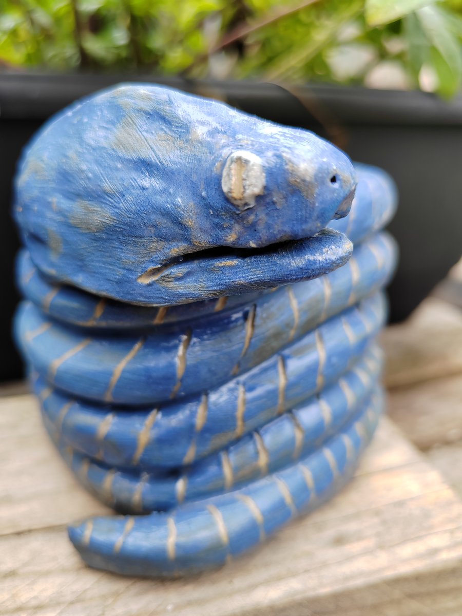 Clay snake sculpture cheap