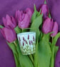 Lavender Egg Cup - Hand Painted - Image 4