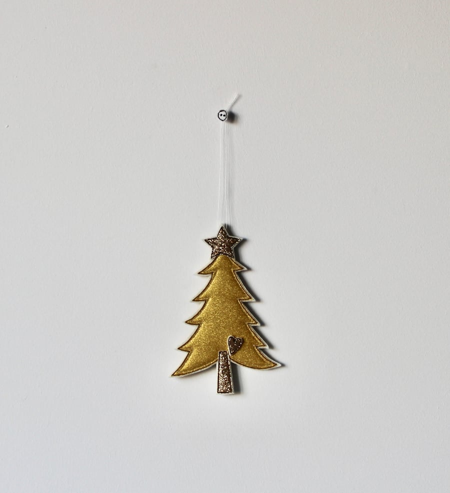 ‘A Tree with a Star and Heart' - Hanging Decoration