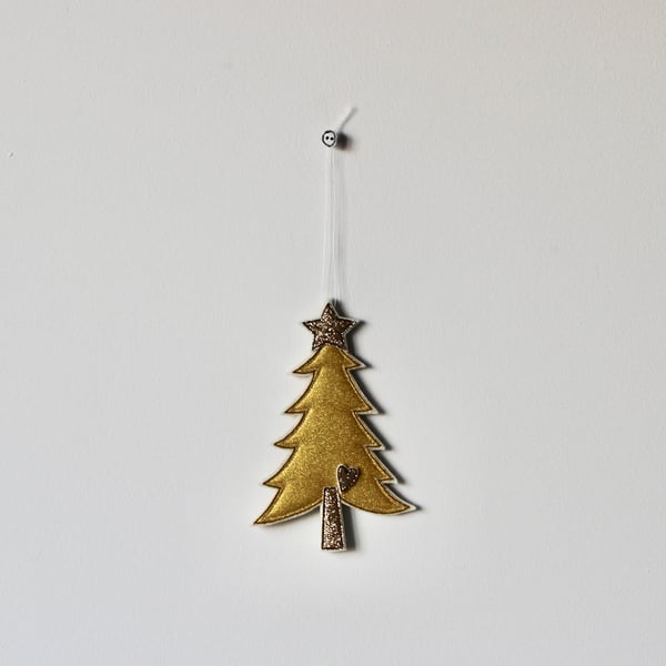 ‘A Tree with a Star and Heart' - Hanging Decoration