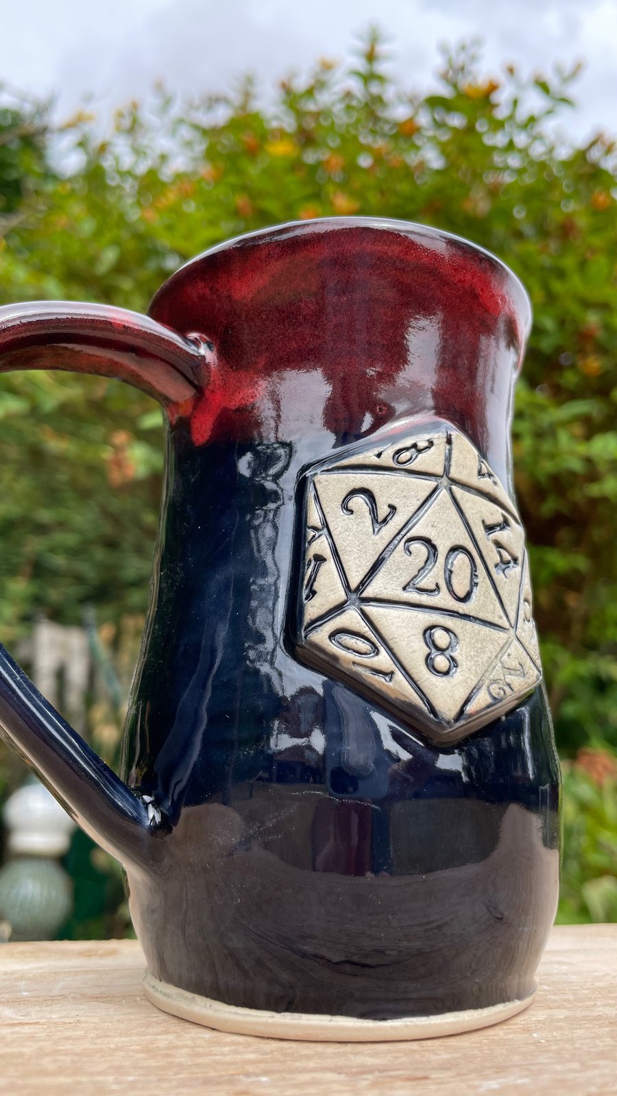 Wheel Thrown Stoneware DND Mug