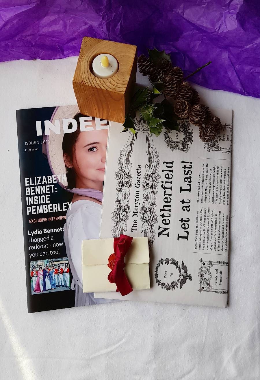 Indeed! Regency magazine. Meryton Gazette and PERSONALISED love letter