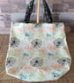 Geometric reversible tote bag 