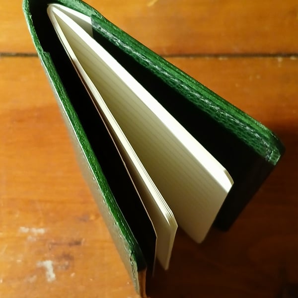 Handcrafted Leather Note book cover & notebook 