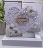 Personalised - Luxury 50th Golden Wedding anniversary card boxed